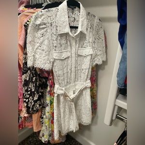 Generation Love Sz. 4 White Lace Romper